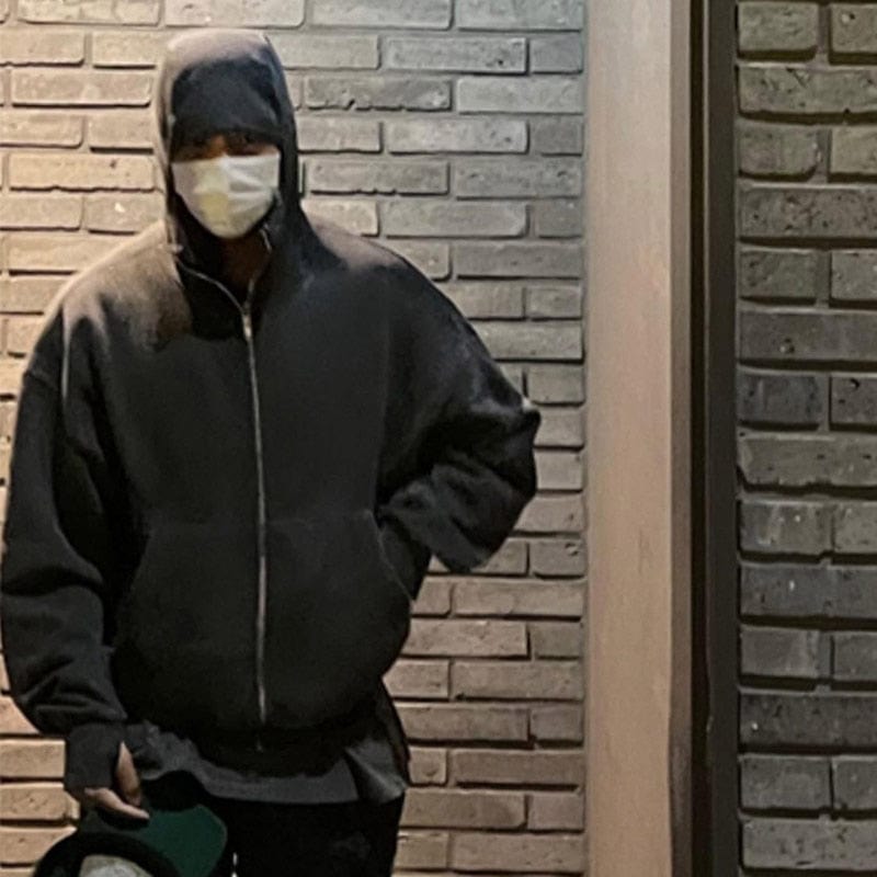 "Balaclava" Zip Hoodie
