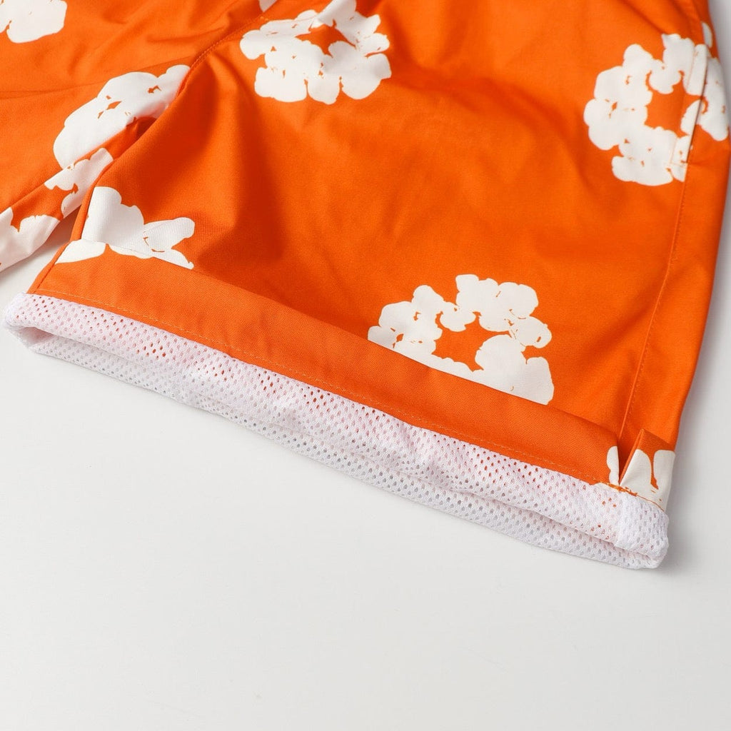 "The Cotton Wreath" Mesh Shorts
