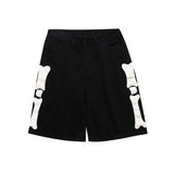 "Skeleton Legs" Denim Shorts