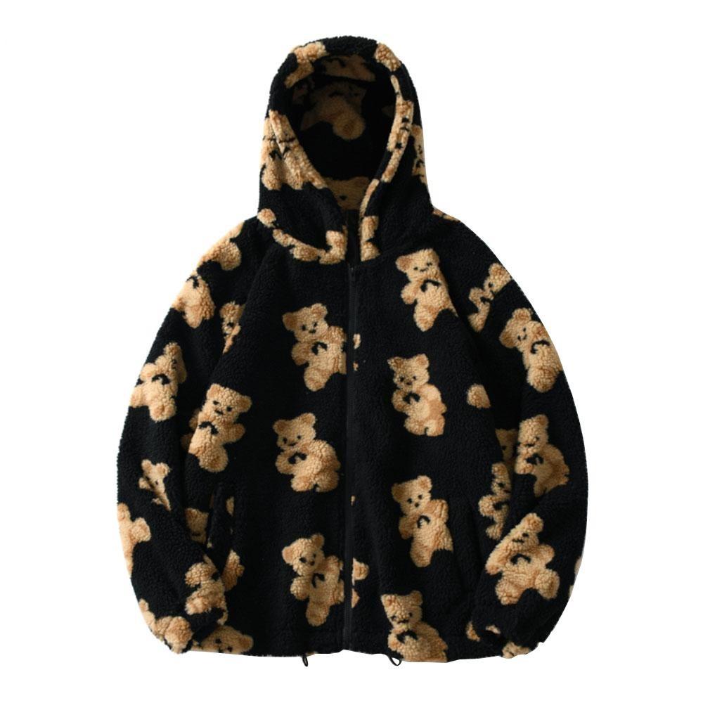 "Plush Bear" Zip Coat