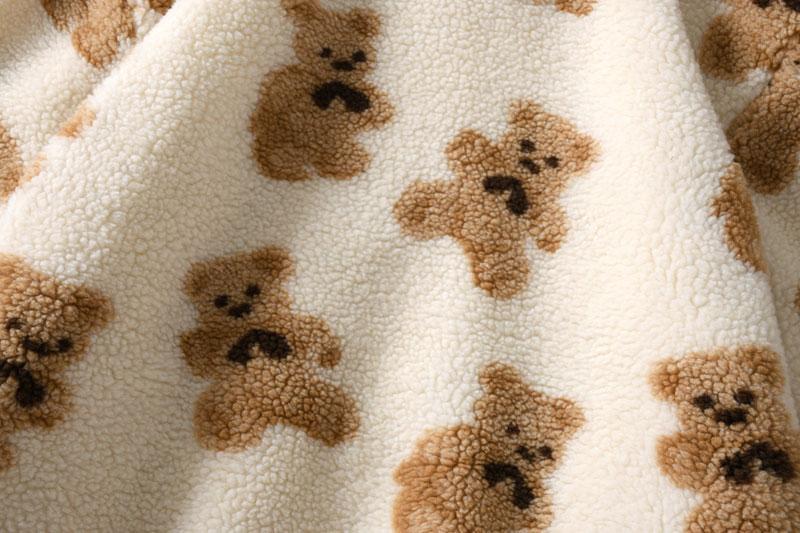 "Plush Bear" Zip Coat