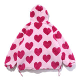 "Lovely Hearts" Winter Sherpa Coat