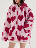 "Lovely Hearts" Winter Sherpa Coat