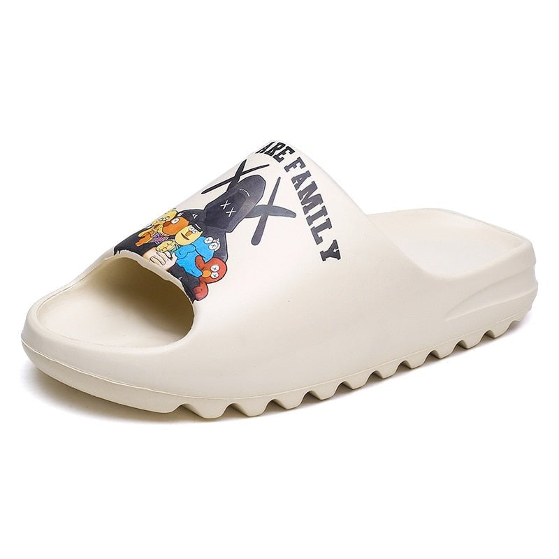 We Are Family Foam Slide Beige