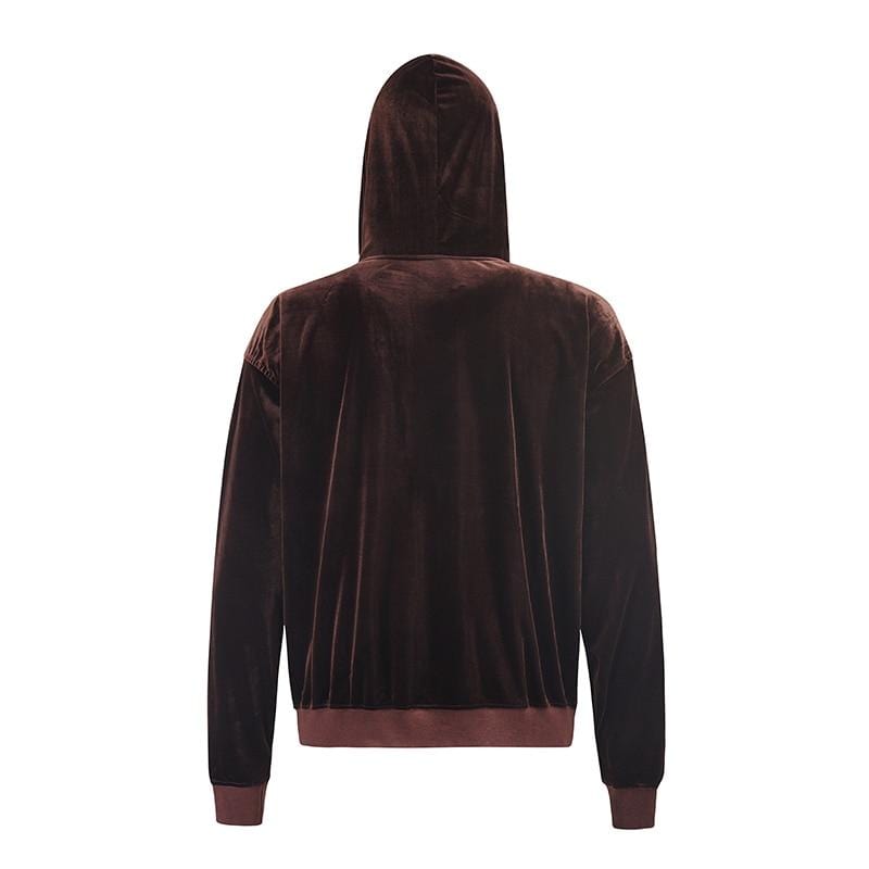 "Velour Zip" Hoodie