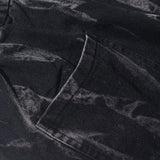 "Distressed" Denim Shorts