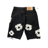 "The Cotton Wreath" Denim Shorts