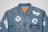 "The Cotton Wreath" Denim Jacket