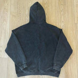 "Faded Black" Dual-Zip Hoodie