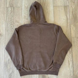 "Faded Brown" Dual-Zip Hoodie