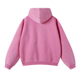 "Faded Pink" Dual-Zip Hoodie