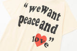 "Peace and Love" Tee