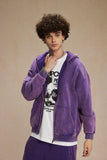 "Faded Purple" Dual-Zip Hoodie