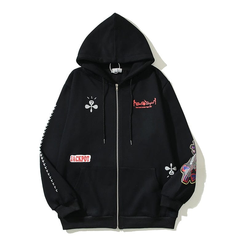 "Jackpot" Zip Hoodie