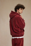 "Faded Red" Dual-Zip Hoodie