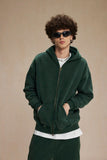 "Faded Green" Dual-Zip Hoodie