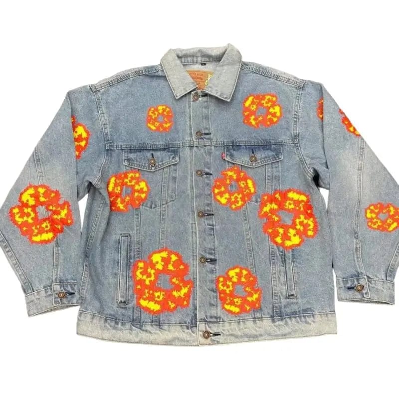 "The Cotton Wreath V4" Denim Jacket