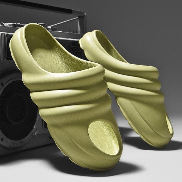 Snail Foam Slide Sesame Green