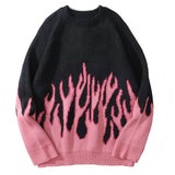 Jacquard "Flame" Sweater