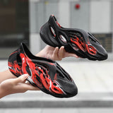 Foam Runner Black Camouflage