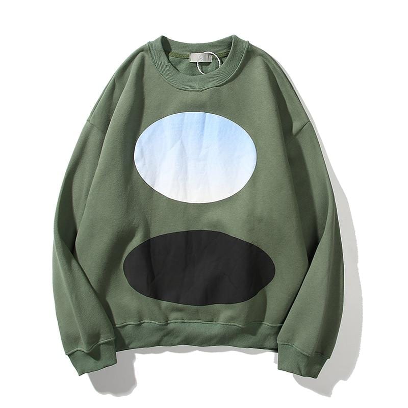 "Jesus Is King" Sweatshirt - Olive