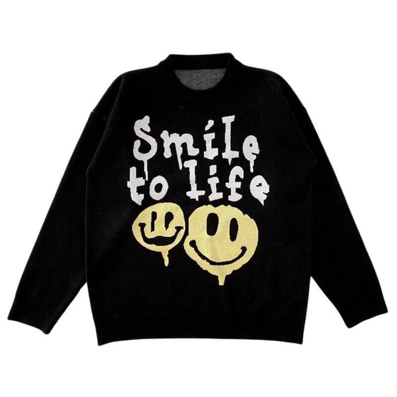 "Smile To Life" Sweater