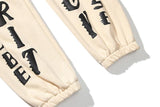 "Trust God" Sweatpants - Cream