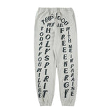 "Trust God" Sweatpants - Bone