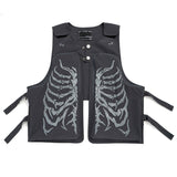 "Skeleton" Vest Jacket