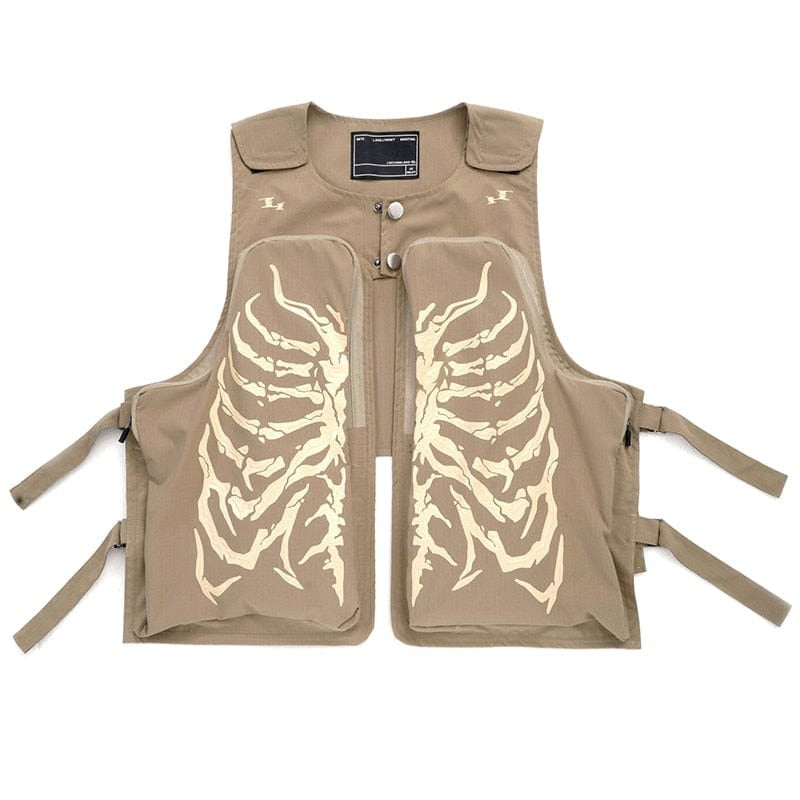 "Skeleton" Vest Jacket