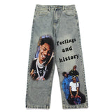 "Feelings and History" Denim Jean