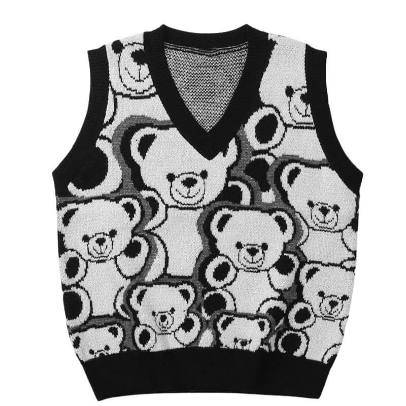 "Bears" Knit Vest