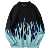 Jacquard "Flame" Sweater