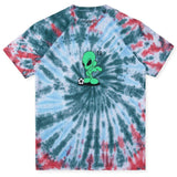 "TS x GR" Alien Tie-Dye Tee