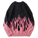 Jacquard "Flame" Sweater