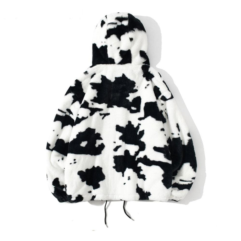 "Cow Spots" Zip Hoodie