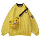 "Bear Strap" Backpack Sweatshirt