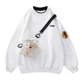 "Bear Strap" Backpack Sweatshirt