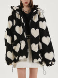 "Lovely Hearts" Winter Sherpa Coat