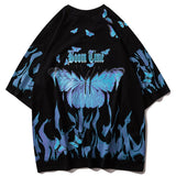 "Blue Flame Butterflies" Tee