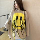 "Smiley" Pullover Sweater