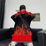 Jacquard "Flame" Sweater