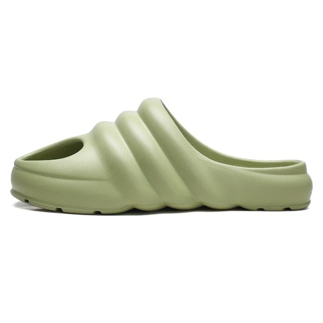 Snail Foam Slide Sesame Green