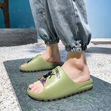 We Are Family Foam Slide Sesame Green