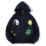 "Earth First" Zip Hoodie