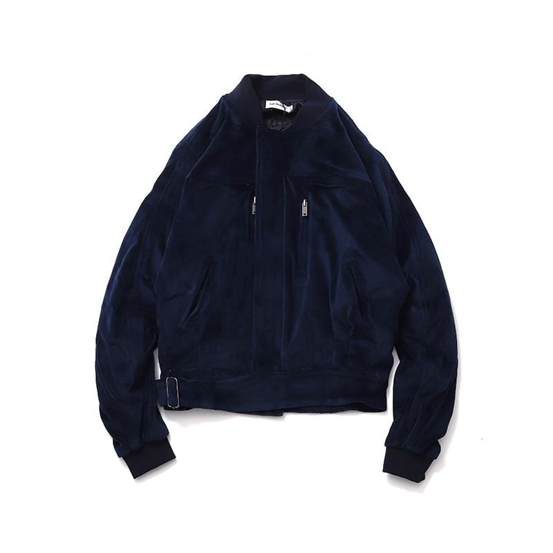 "Velour Slim" Bomber Jacket