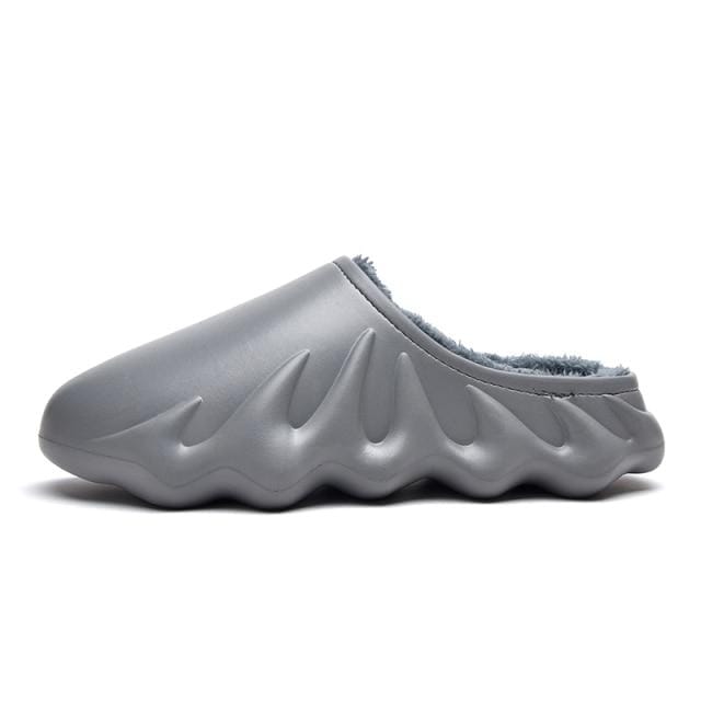 Flame Foam Slide Moon Gray (Fur)
