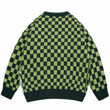 "Plaid Anime Girl" Sweater